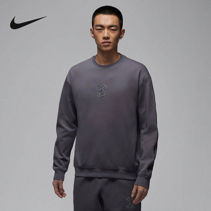 NIKE耐克男卫衣2026春新款飞人印花百搭时尚休闲套头衫IF3802-014
