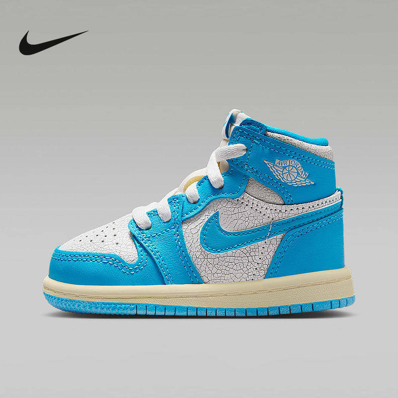 耐克婴童鞋AIR JORDAN 1 RETRO HIGH OG AJ1高帮篮球鞋FD1413-402,运动鞋new,运动休闲鞋,淘宝优惠券,粉丝福利购,淘宝优惠卷