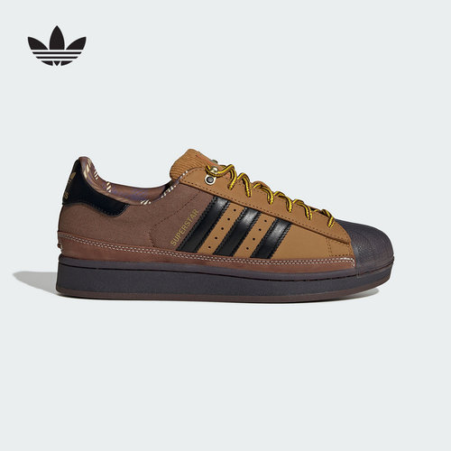 adidas阿迪达斯男女鞋SUPERSTAR经典贝壳头运动板鞋JR6990