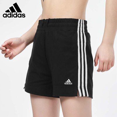 阿迪达斯五分裤男女新款宽松透气休闲跑步训练健身运动短裤H59883
