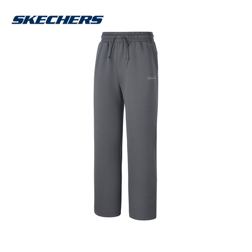 Skechers斯凯奇女士舒适柔软直筒百搭休闲针织长裤 P126W009/013P