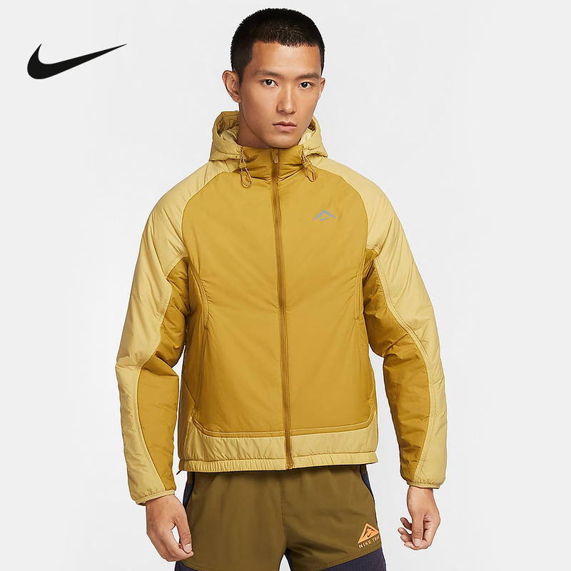 Nike耐克男防泼水THERMA-FIT夹克冬季新款保暖户外P棉棉服FZ0004