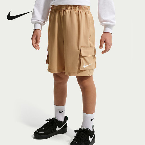 NIKE耐克夏季新款工装短裤多口袋针织运动休闲短裤 IW7926-200