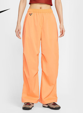 耐克Nike ACG女长裤户外机能褶皱可束脚宽松时尚运动裤FV7320-833