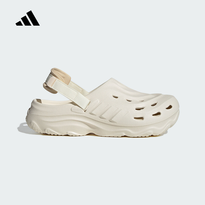 阿迪达斯沙滩鞋男女可拆卸后跟外穿软底运动拖鞋洞洞鞋凉鞋JH9846