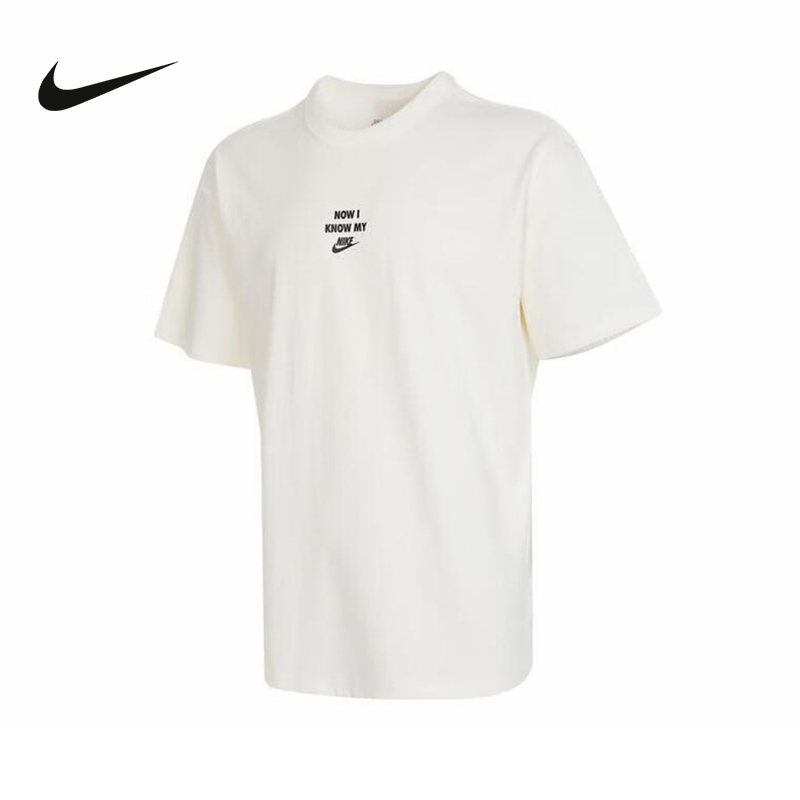 耐克短袖男夏季新款NOW I KNOW MY运动上衣印花T恤HQ9152-133