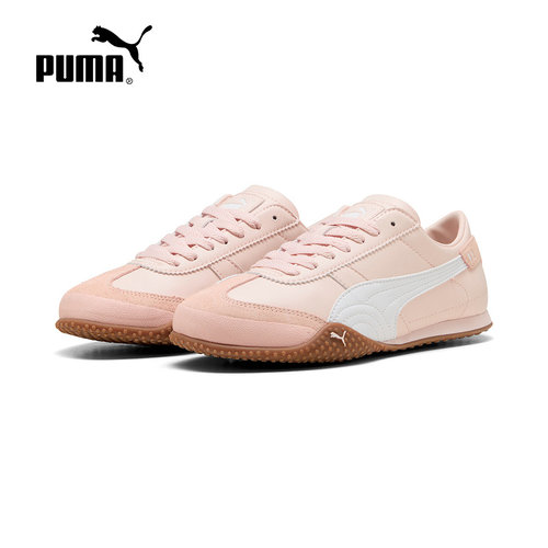 PUMA彪马女鞋春季新款BELLA复古T头鞋运动鞋粉色休闲鞋405256-06