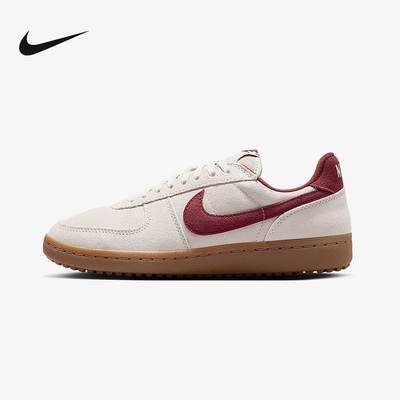 Nike耐克女鞋德训鞋Field General酒红复古低帮运动鞋IF1743-0