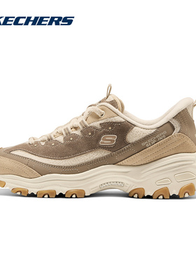 Skechers斯凯奇女鞋闪穿鞋冬运动鞋缓震加绒保暖休闲老爹鞋150558