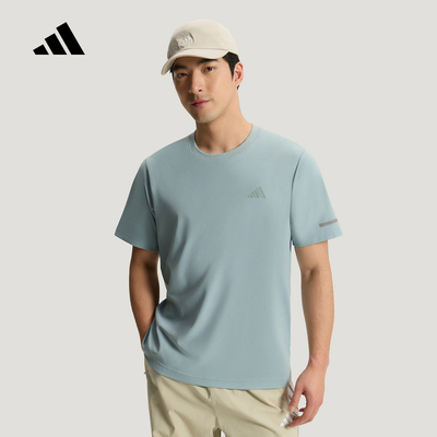 adidas阿迪达斯凉感运动休闲短袖2026夏男简约百搭舒爽T恤 KX2740