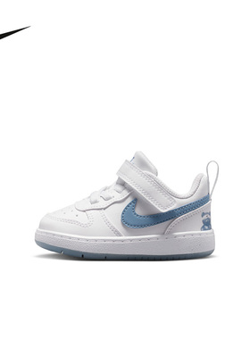 Nike耐克幼儿童鞋COURT BOROUGH魔术贴低帮板鞋运动鞋IR4000-100
