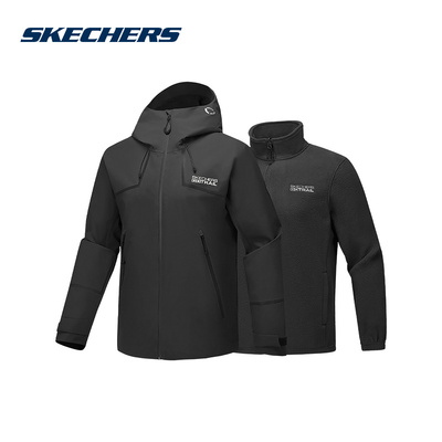 SKECHERS|（新款）2025冬男梭织外套 P425M171-0018