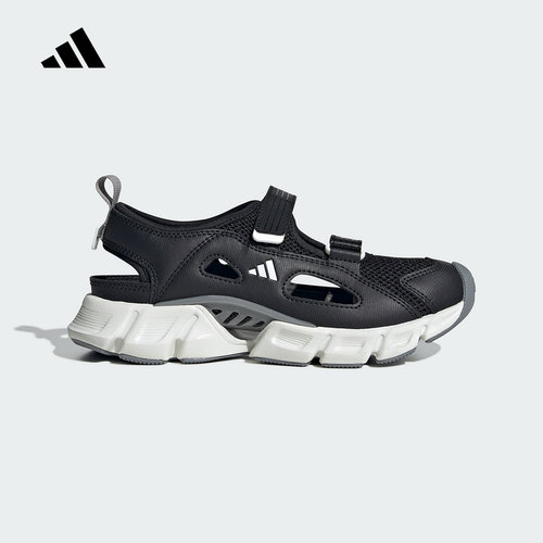 adidas阿迪达斯夏季男大童CLIMACOOL清风系列休闲透气凉鞋 KJ3549