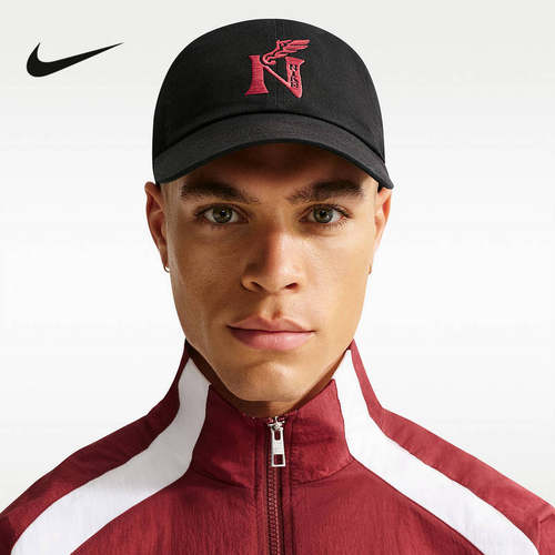 Nike耐克Club男帽子马年限定脱缰系列新年款软顶运动帽IQ0979-010