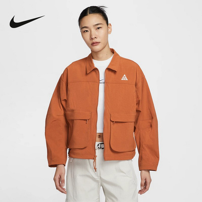 NIKE耐克ACG外套女秋季户外防泼水机能风拼接工装夹克HV0584-246
