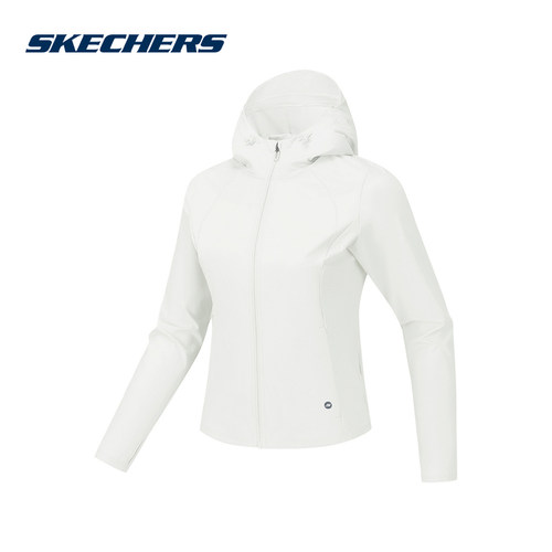 Skechers斯凯奇2026夏季新款女士凉感轻薄针织连帽外套 P226W082