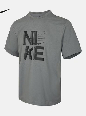 NIKE耐克26夏季新款男子透气运动户外宽松短袖印花T恤 IF2779-084