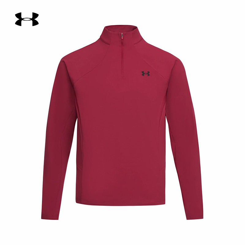 安德玛（UNDERARMOUR）|（新款）2026S/S男长袖半拉链6014312-625,运动服/休闲服装,运动T恤,淘宝优惠券,粉丝福利购,淘宝优惠卷
