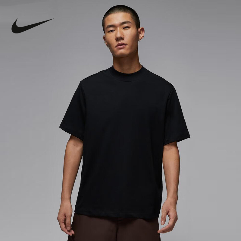 Jordan耐克男子夏季新款健身速干刺绣透气短袖运动T恤IB2832-010