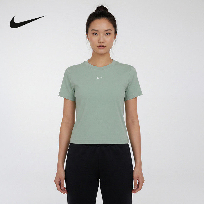 耐克（NIKE）|（新款）2026夏女短袖针织衫 HF9539-007 - 实物图