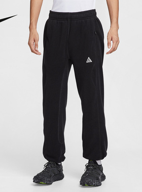 NIKE耐克ACG男子户外摇粒绒长裤冬新款锥形加绒运动裤HV1124-0