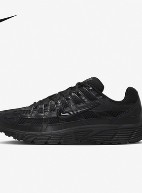 Nike耐克男鞋P-6000全黑复古老爹鞋网面透气运动跑步鞋CD6404-002