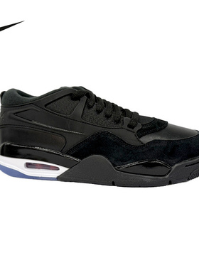 耐克男鞋air Jordan 4RM黑色运动鞋低帮复古篮球鞋FQ7939