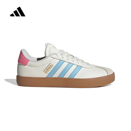adidas阿迪达斯VL COURT 3.0休闲革面板鞋2026夏女运动鞋 IH4021
