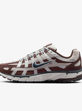 NIKE耐克女鞋老爹鞋P-6000灰棕色运动休闲鞋复古跑步鞋HV8972-001