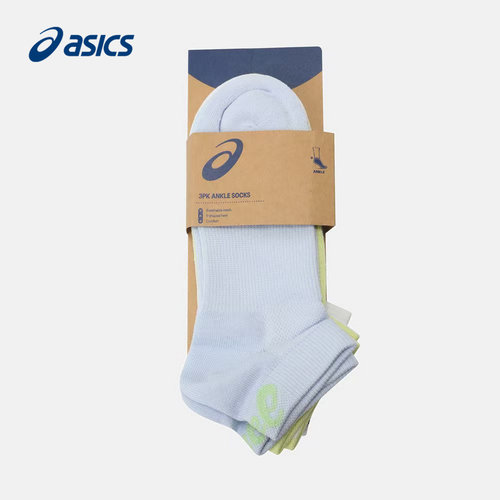 ASICS|（新款）2026F/W中性短袜(三对装) 3013B466-400