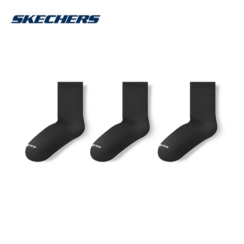SKECHERS|（新款）2025冬男中筒袜 L125M089-02E7