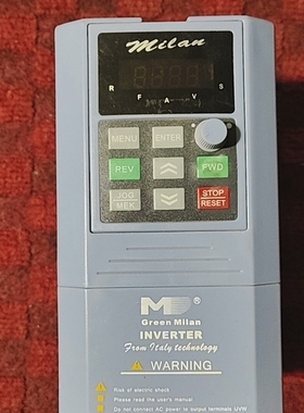 议价拆机米兰M5000-VT1.5G/S变频器，电压380V功率