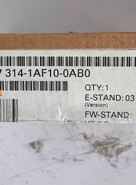 议价6ES7 314-1AF10-0AB0 西门子模块全新原装