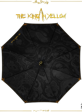 黄衣之王雨伞 直柄伞合金伞柄克苏鲁神话卡尔克萨的庇护8骨晴雨伞