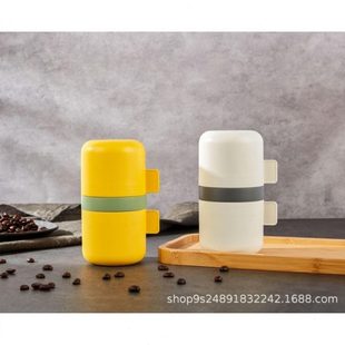 冲手冲咖啡杯户外手摇磨豆机手磨咖啡机泡一体家用咖啡研磨机研磨