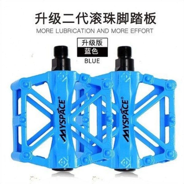 骑行装备滚死飞子珠零配件铝合金超轻山地车脚踏自行车脚踏板蹬脚