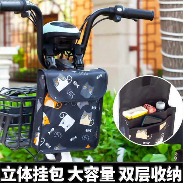 电瓶自行车用手机储物配件收纳挂袋前置置物电动车兜摩托防水挂包