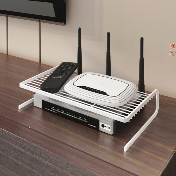 收纳盒机顶盒置物架电视支架神器桌面wifi路由器散热猫盒子免打孔