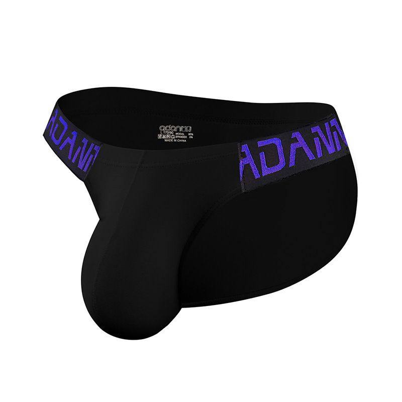 ADANNU跨境爆款男士三角内裤镭射浮雕纹腰带莫代尔低腰款性感提臀,女士内衣/男士内衣/家居服,男三角内裤,淘宝优惠券,粉丝福利购,淘宝优惠卷