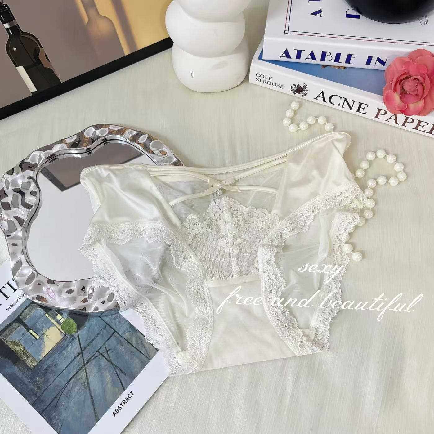 纯欲性感蕾丝内裤女镂空拼接低腰蕾丝边舒适亲肤透气少女三角内裤,女士内衣/男士内衣/家居服,女三角裤,淘宝优惠券,粉丝福利购,淘宝优惠卷