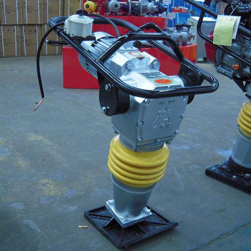 HCD110电动汽油冲击夯 多功能立式打夯机 手持式路面压实