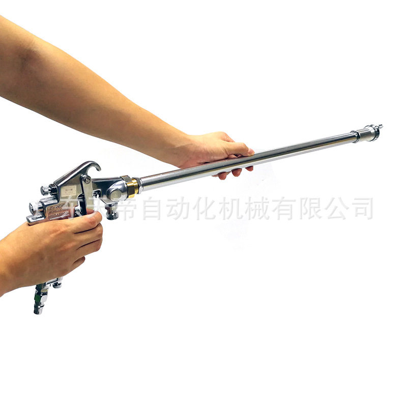 PT881延长杆喷枪 水包水多彩喷枪仿石漆花岗石5D多彩涂料喷漆枪水