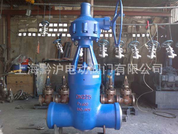 焊接电动闸阀 Z960Y-P54 170V DN250闸阀 高温高压对焊电动闸阀