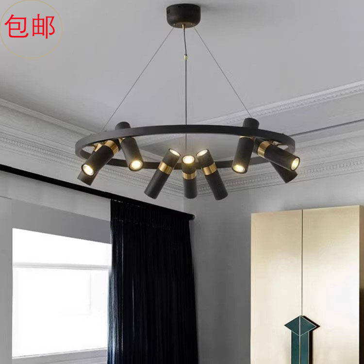 北欧灯具工业风客厅吊灯射灯创意后现代loft服装店餐厅灯创意吊灯