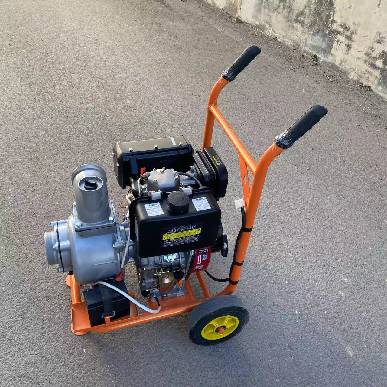 八寸排灌自吸式抽水机 柴油灌溉离心泵 玉柴柴油机带动离心自吸泵