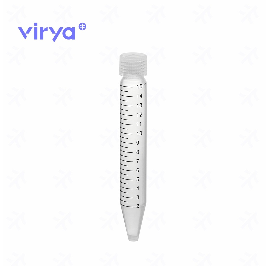 VIRYA维尔亚 无金属高速离心管 15ml/50ml 高透明，黑色刻度线