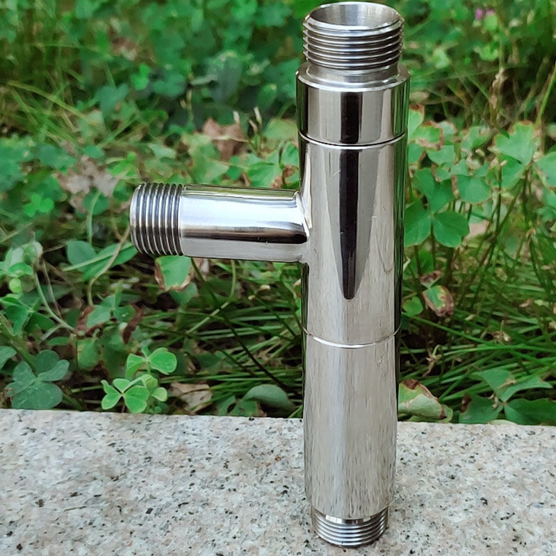 射流器文丘里304/316不锈钢外丝手动气水混合加药耐腐mm增氧配件