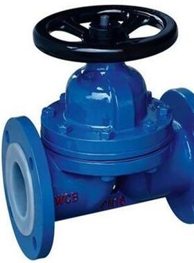 内衬氟隔膜阀G41F46-10CDN250直通式衬氟隔膜阀