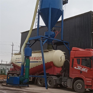 圆筒库负压粉煤灰装车机 粉煤灰气力吸粮机 物料气力输送机