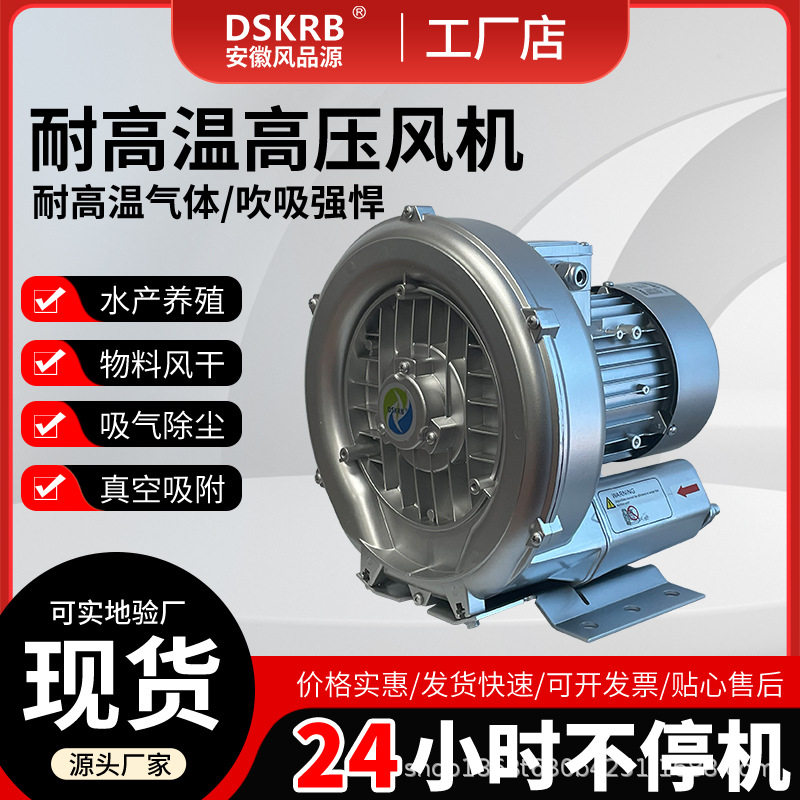 水果蔬菜清洗设备用高压风机吸料风机吹吸两用工业漩涡气泵